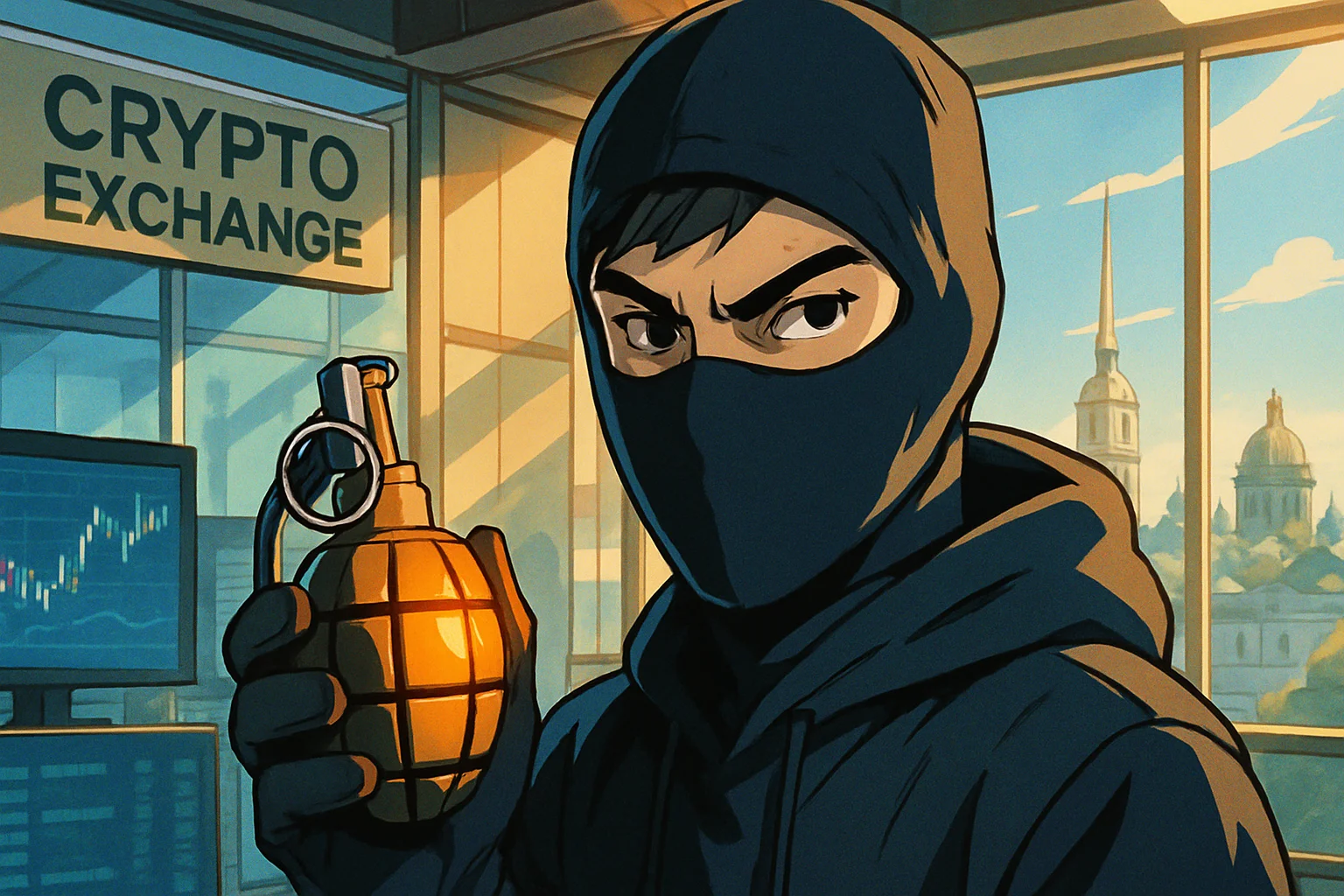 ใช้ระเบิดเลียนแบบเพื่อปล้นการแลกเปลี่ยน! ชายชาวรัสเซียวัย 21 ปี ถูกจับในที่เกิดเหตุ